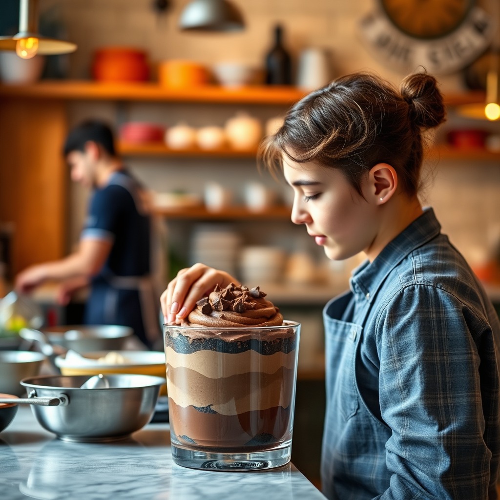 Step-by-Step Preparation - simple chocolate mousse recipe