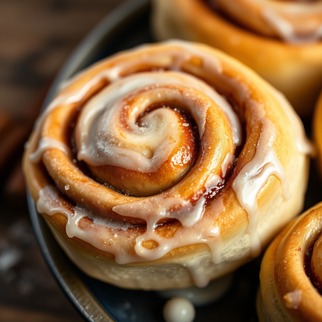 Baking Your Cinnamon Rolls - simple cinnamon roll recipe