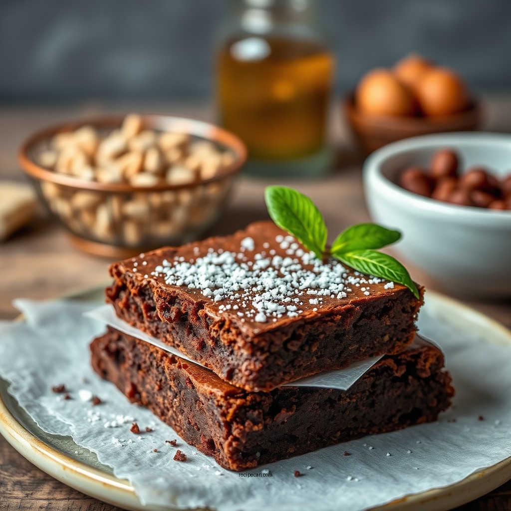Ingredients You'll Need - simple cocoa brownie recipe