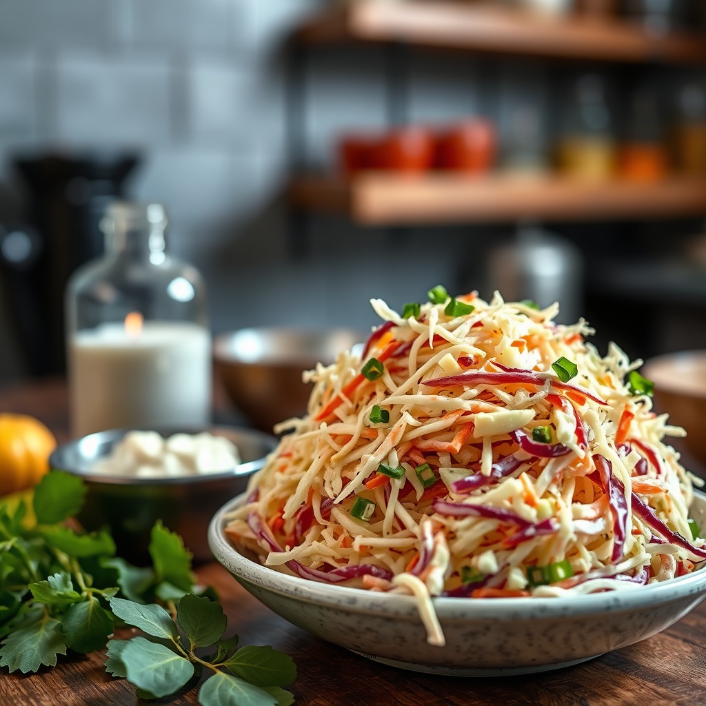 Ingredients You’ll Need - simple coleslaw recipe with mayo