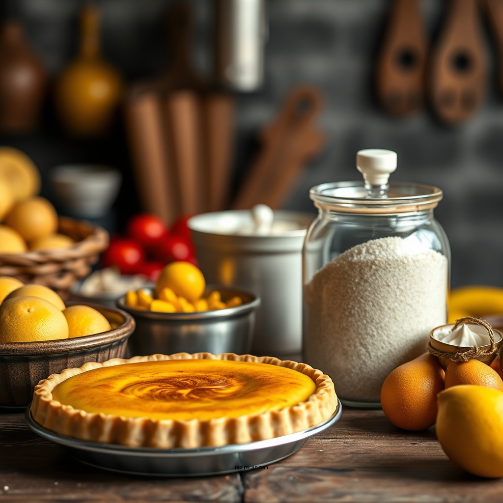 Ingredients You’ll Need - simple custard pie recipe