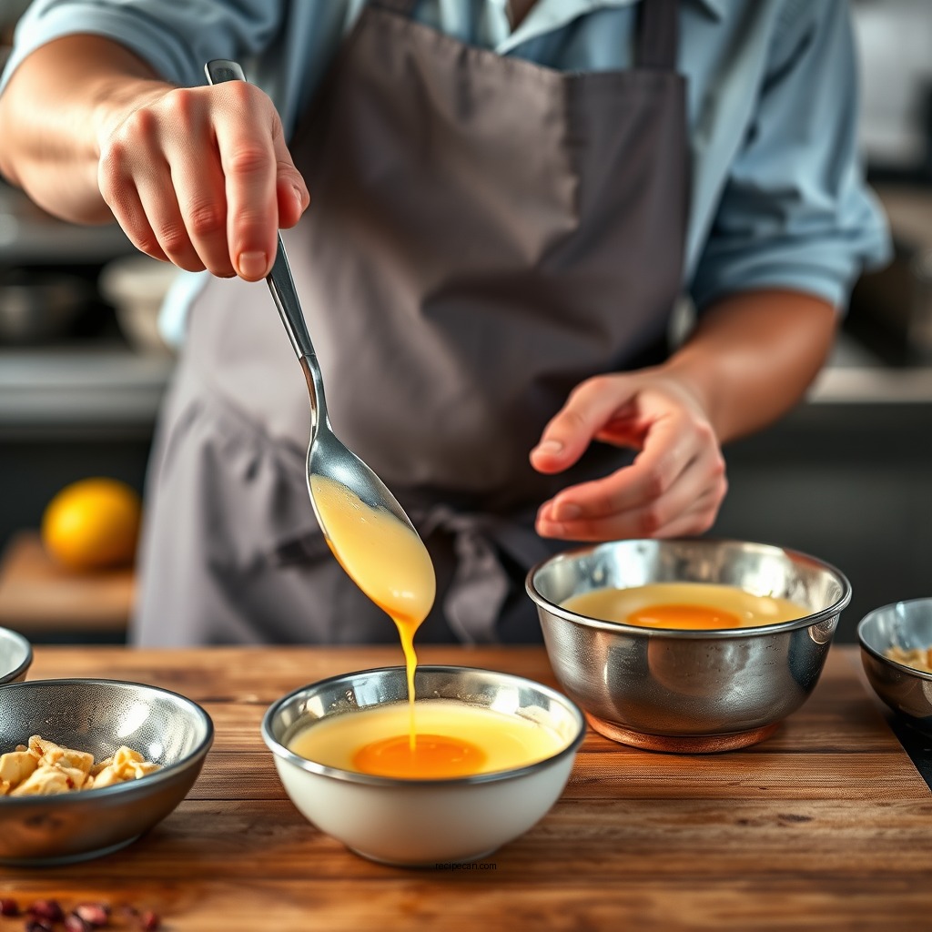 Step-by-Step Preparation - simple egg custard recipe