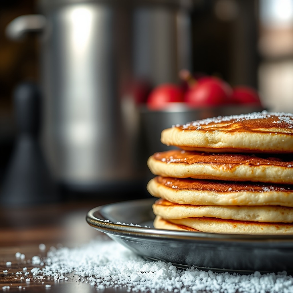 Combining Wet and Dry Ingredients - simple pancake recipe
