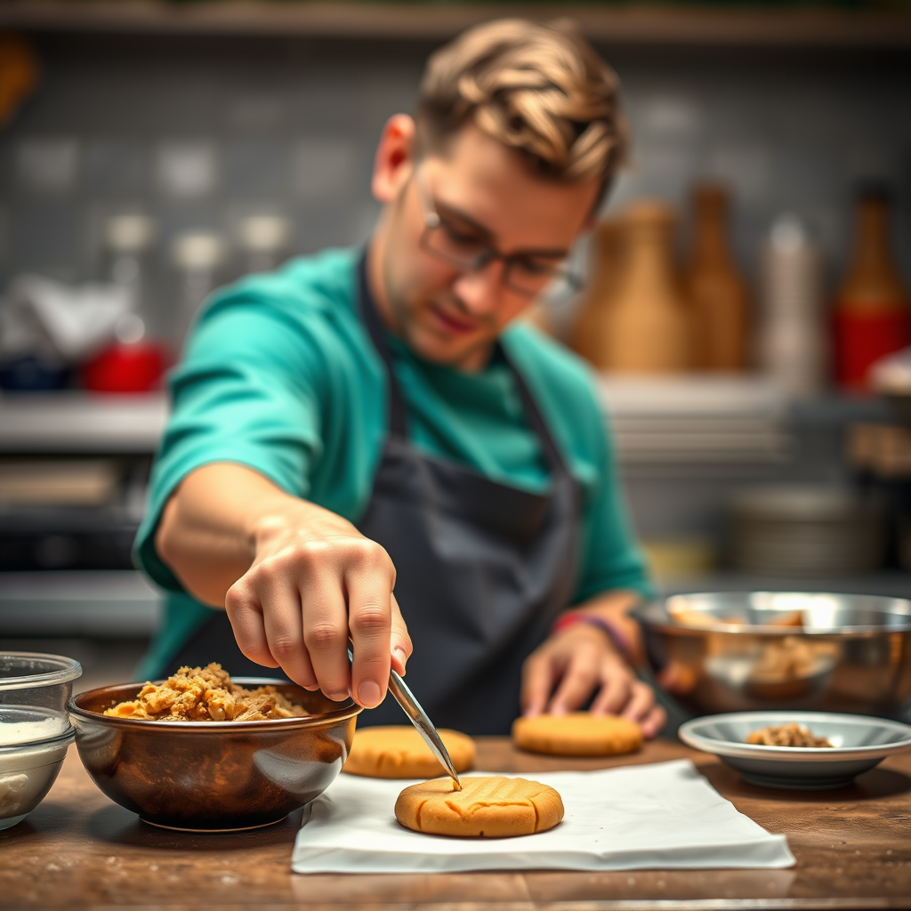 Preparation Steps - simple peanut butter cookie recipe