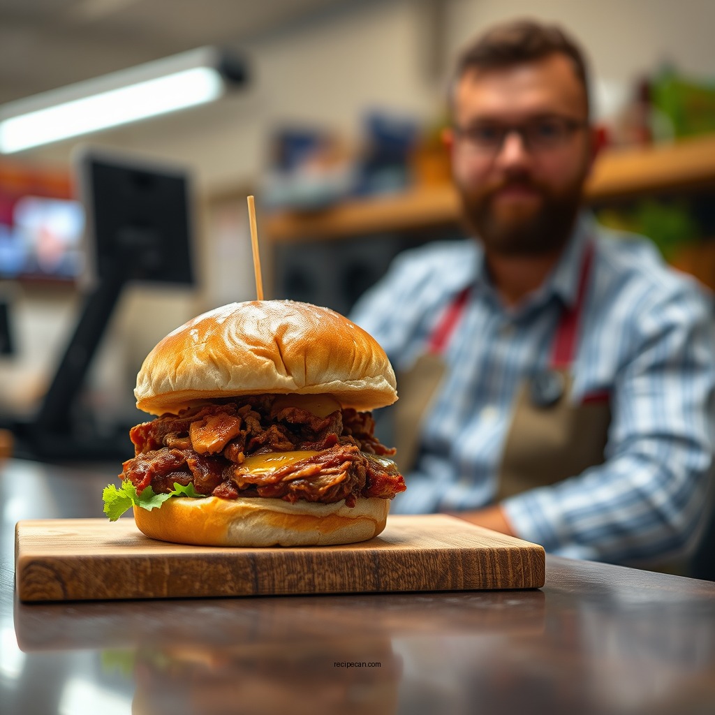 BBQ Pulled Pork Sliders - slider recipes with hawaiian rolls