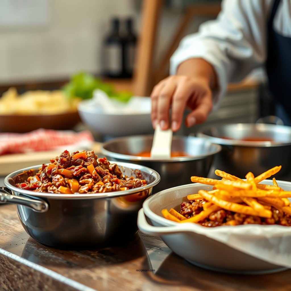 Preparing the Base - sloppy joe sauce recipe