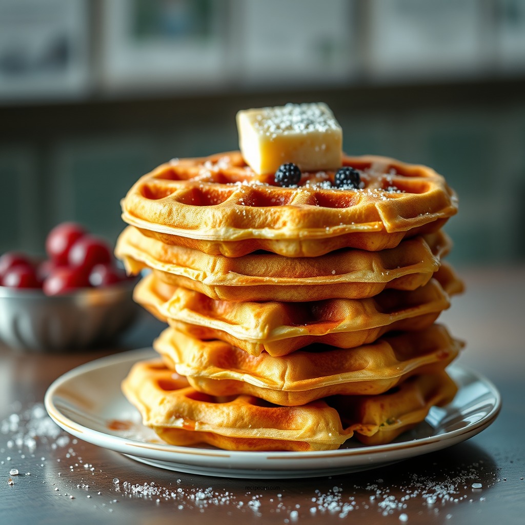 Tips for Fluffy Waffles - small batch waffle recipe