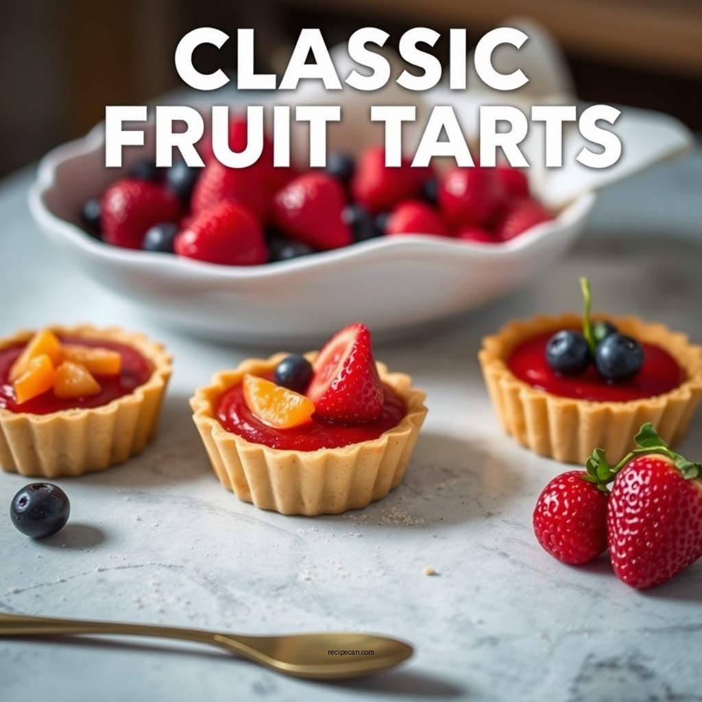 Classic Fruit Tarts - small tart recipes