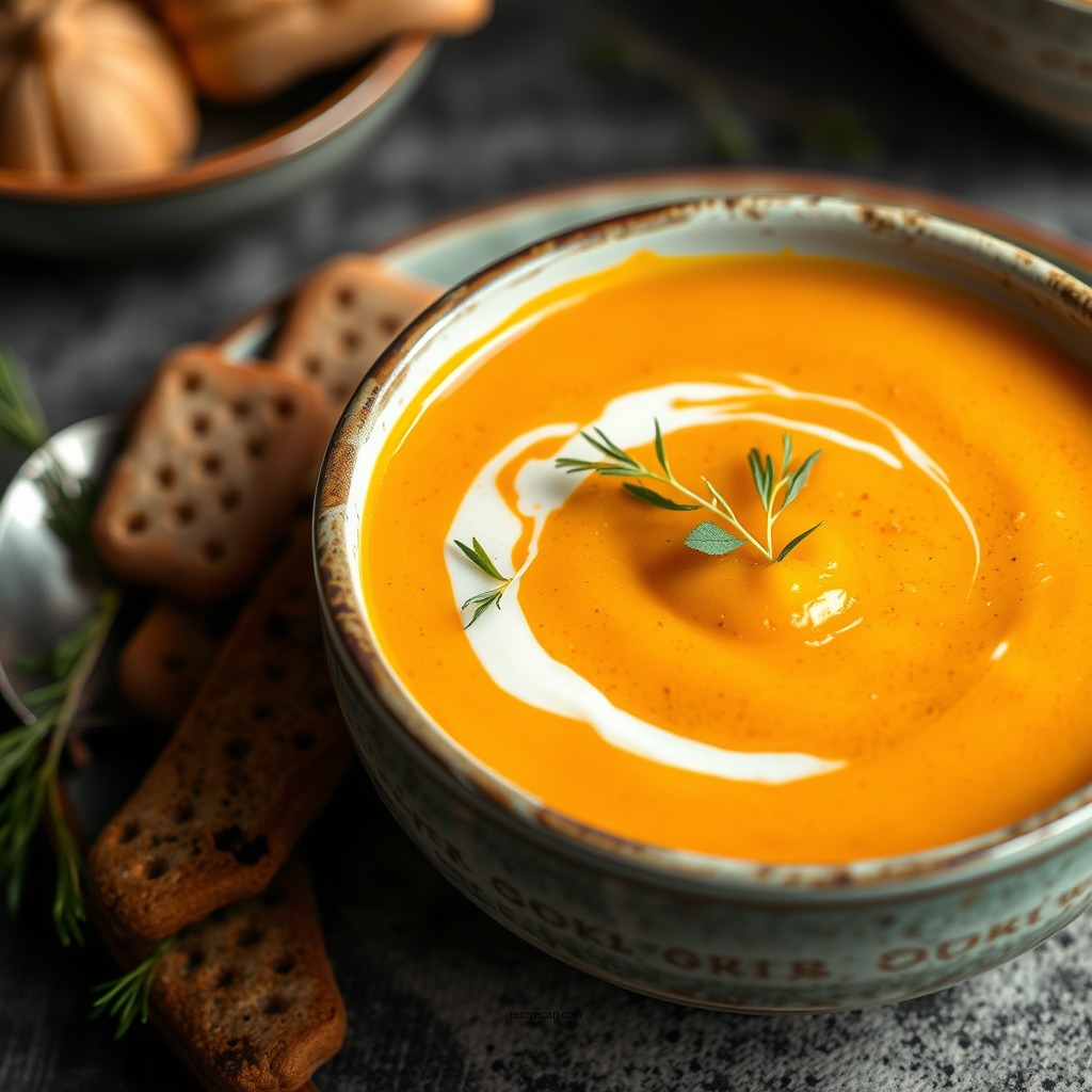 Smoky Butternut Squash Soup - smoked soup recipes