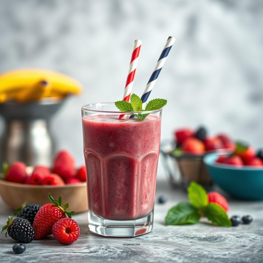 Basic Berry Smoothie Recipe - smoothie berry recipe