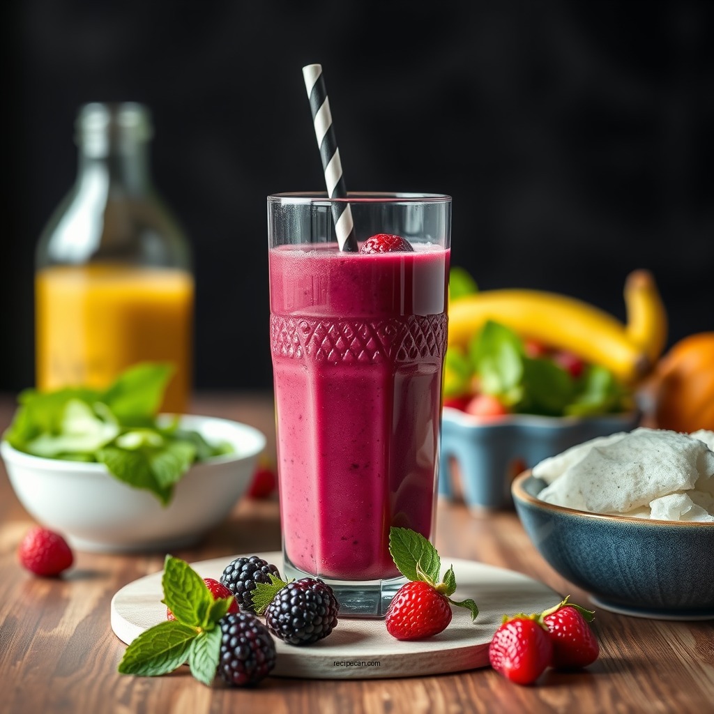 Berry Blast Smoothie Recipe - smoothie king recipe