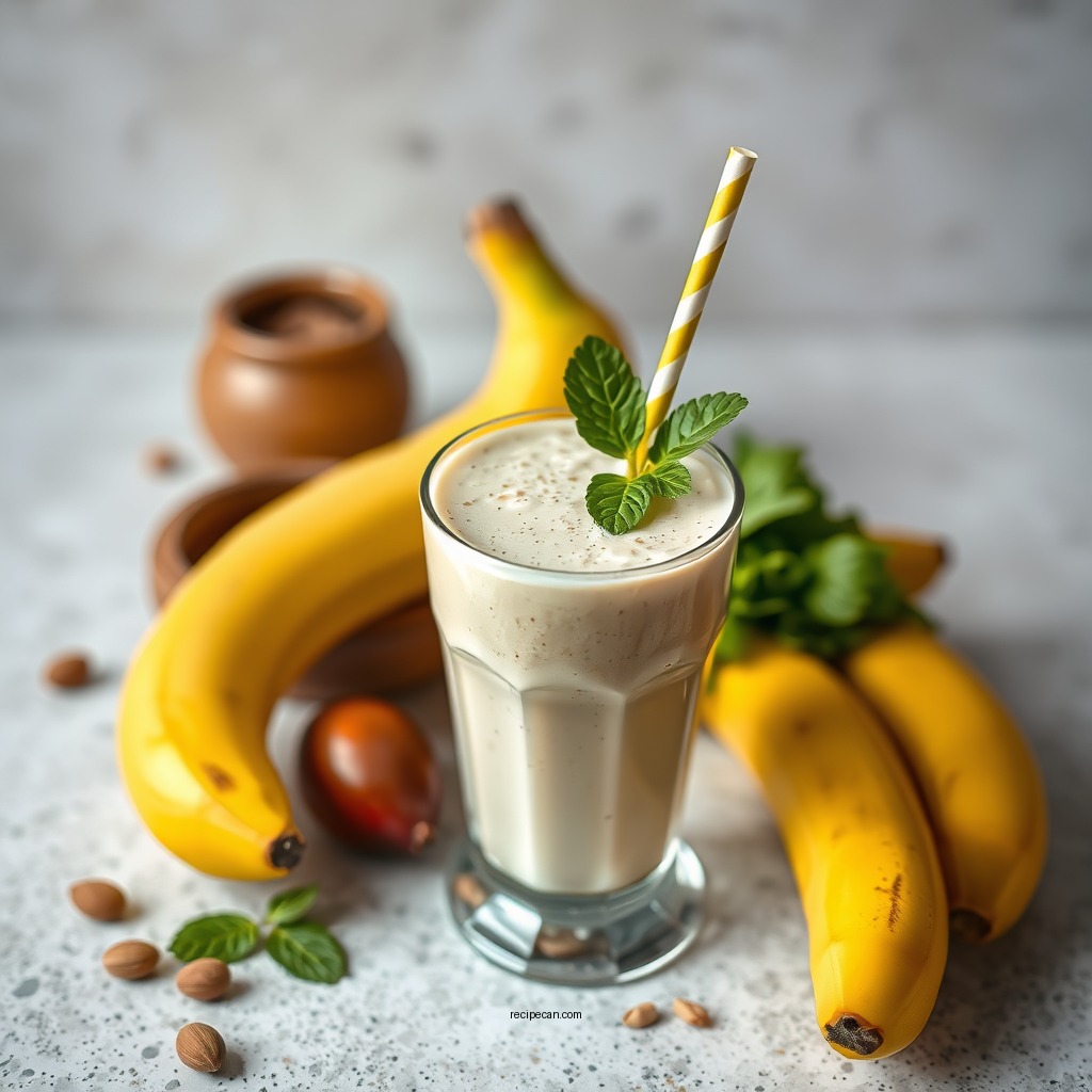 Recipe 1: Banana Almond Milk Smoothie - smoothie recipe no yogurt