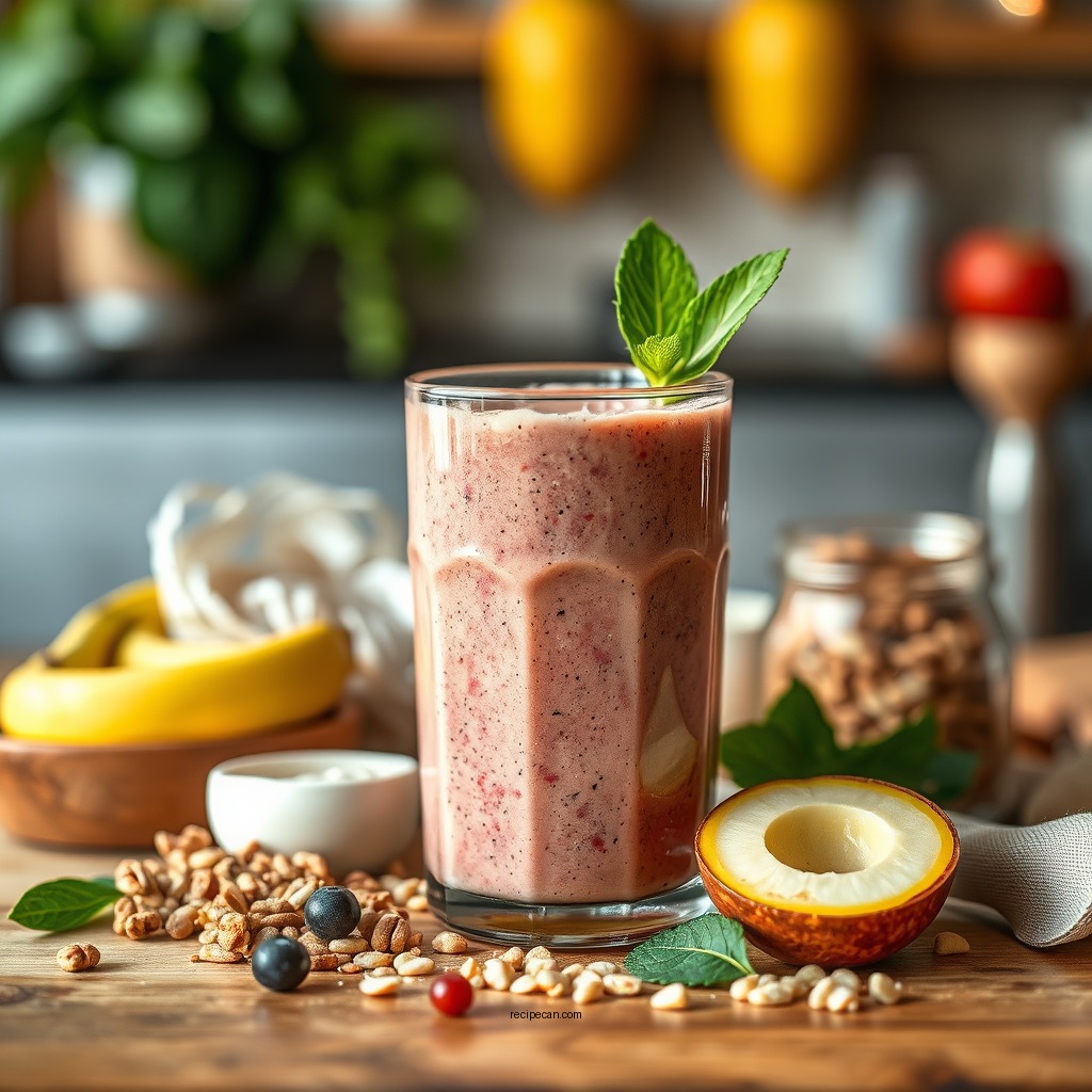 Essential Ingredients for Your Smoothie - smoothie recipe with yogurt