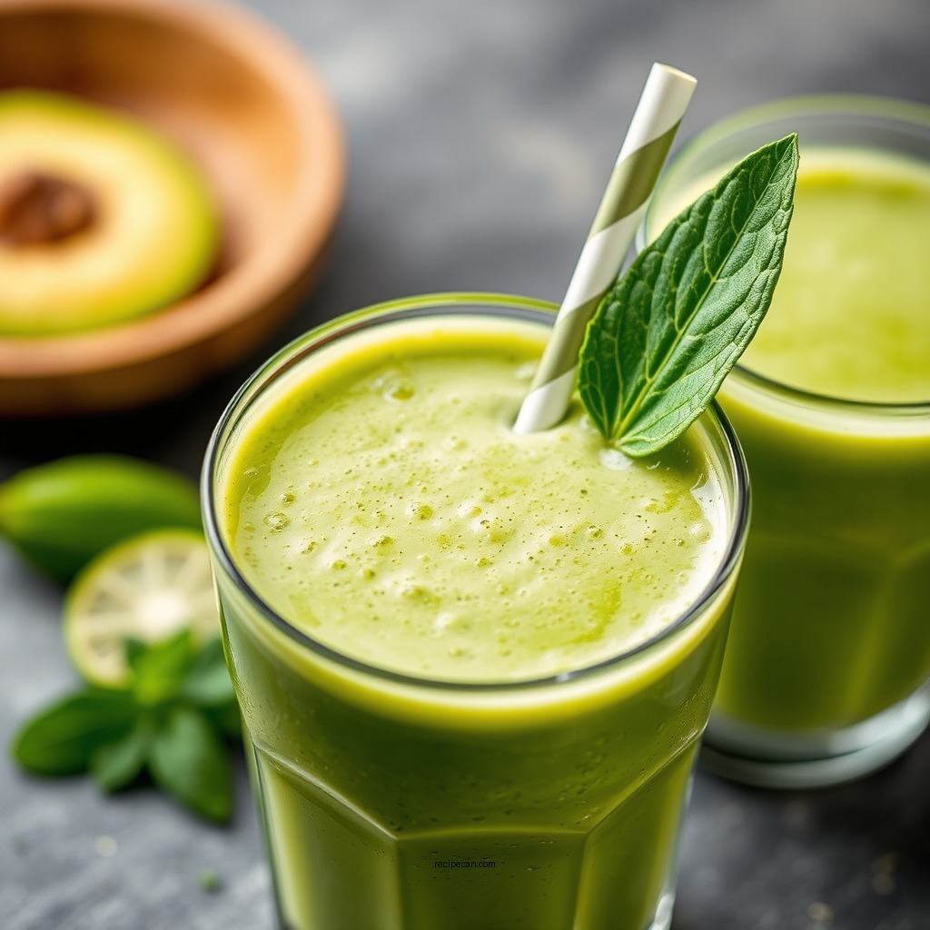 Tropical Matcha Smoothie - smoothie recipes with matcha green tea
