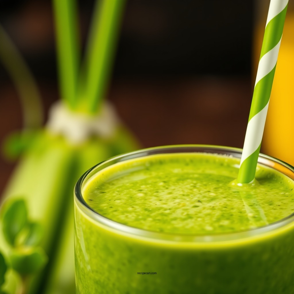Green Power Smoothie - smoothie recipes without banana