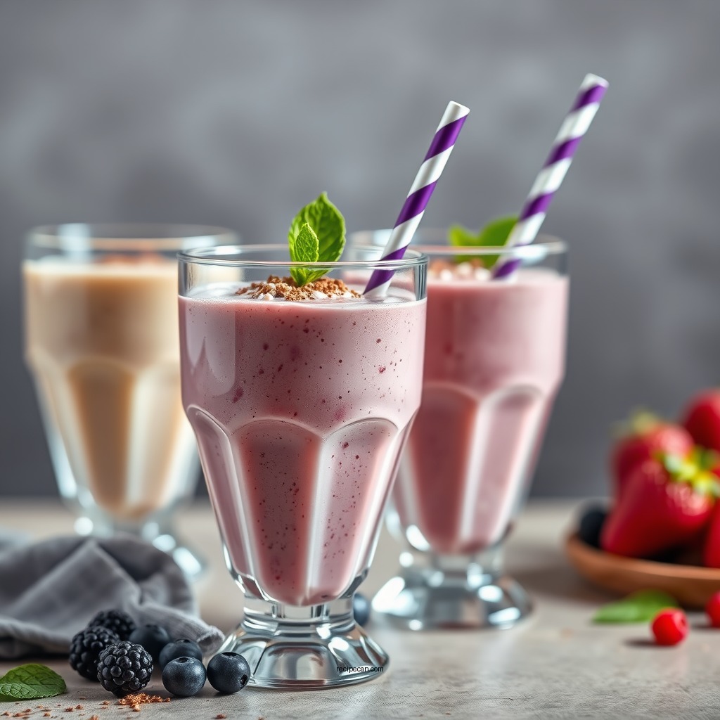 Indulgent Dessert Smoothies - smoothies made with yogurt recipes