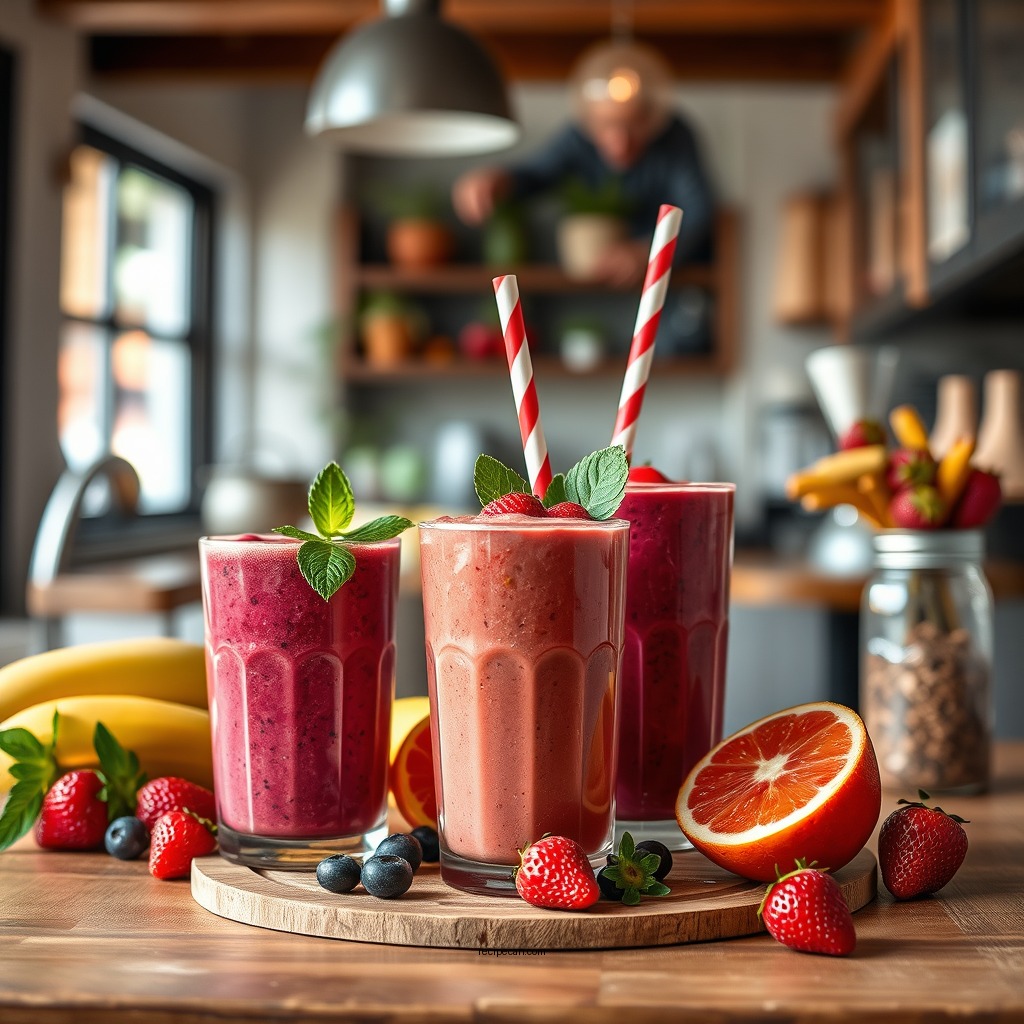 Classic Fruit Smoothies - smoothy recipes