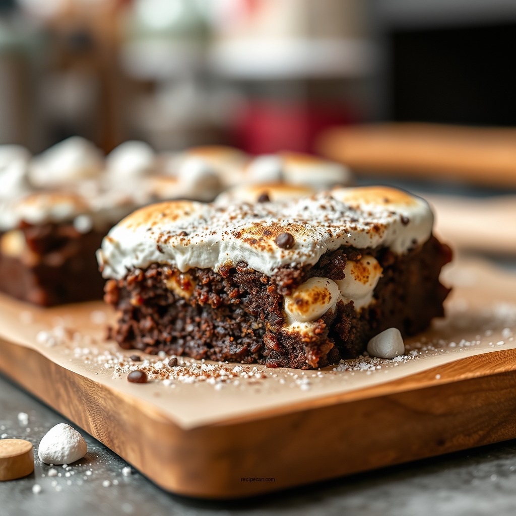 Ingredients You'll Need - s'mores brownie recipe