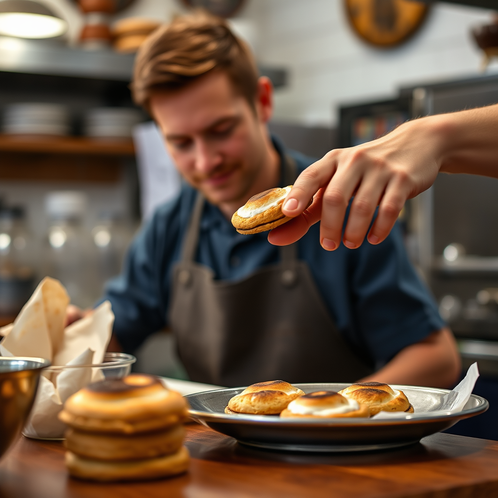 Step-by-Step Instructions - s'mores cookie recipe