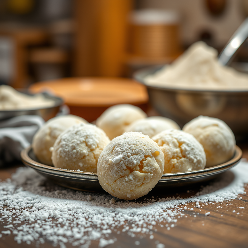 Ingredients You'll Need - snowball cookies recipe