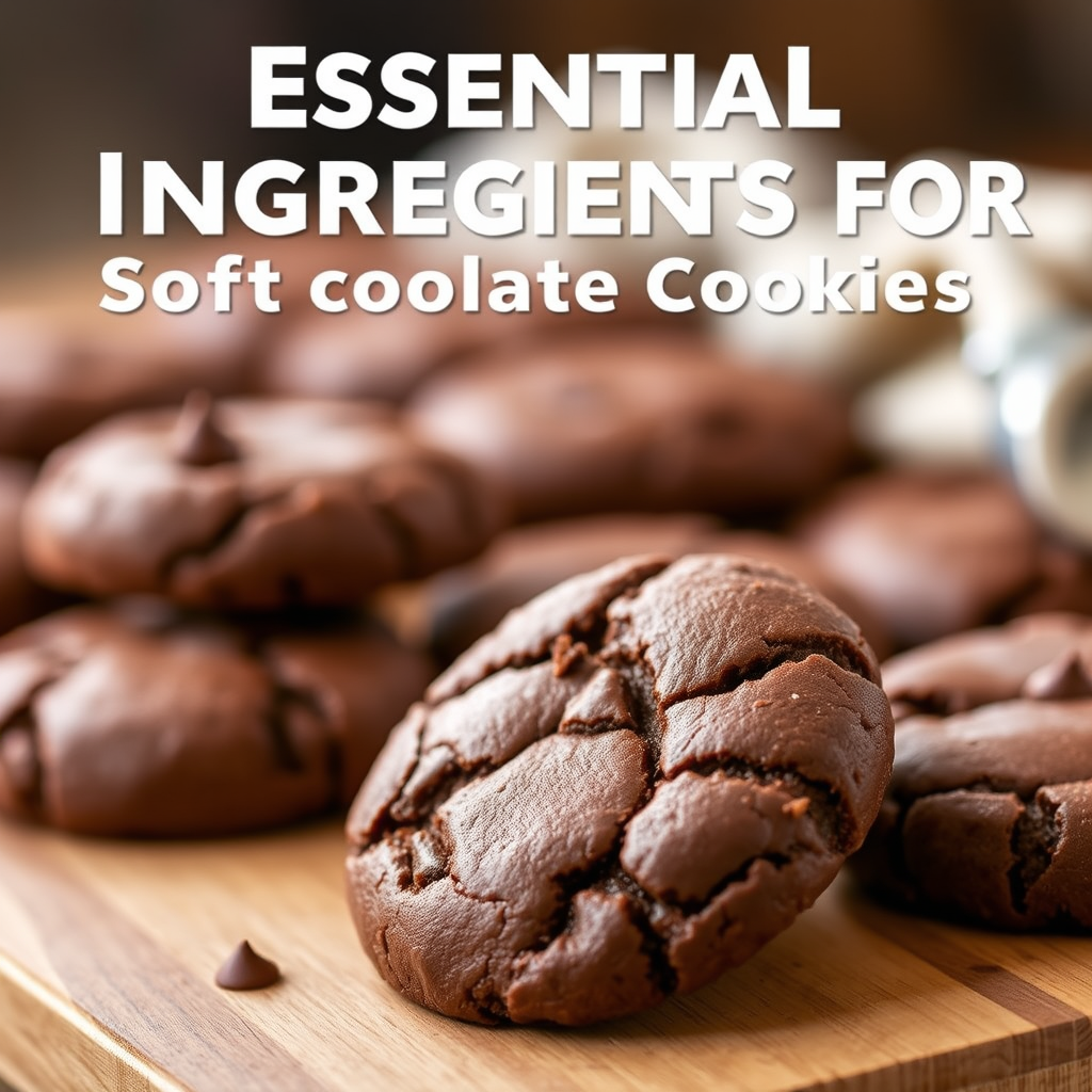 Essential Ingredients for Soft Chocolate Cookies - soft chocolate cookie recipe