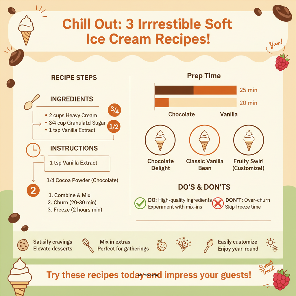 soft ice cream maker recipes - Data Infographic and Statistics