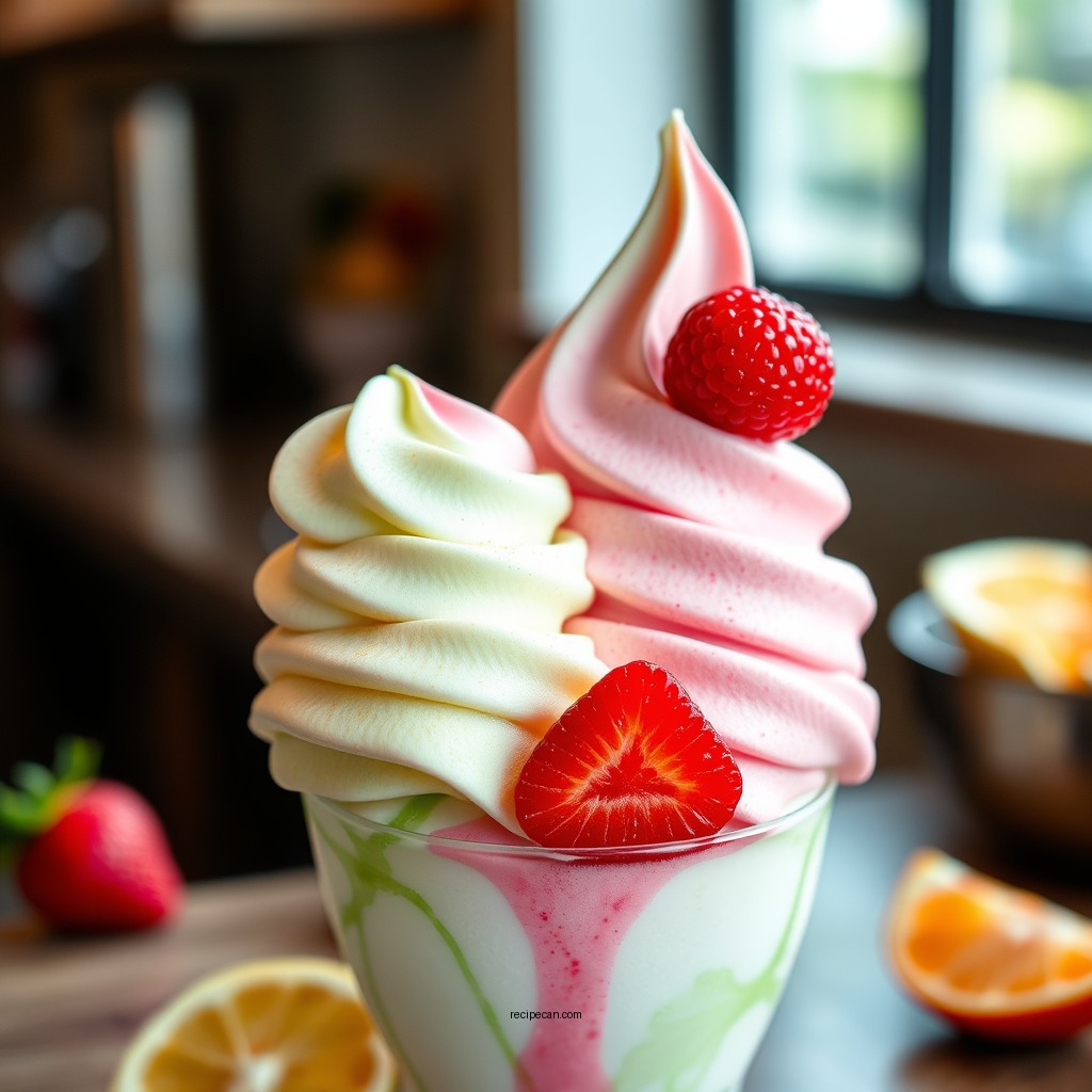 Fruity Soft Serve Variations - soft serve ice cream machine recipes
