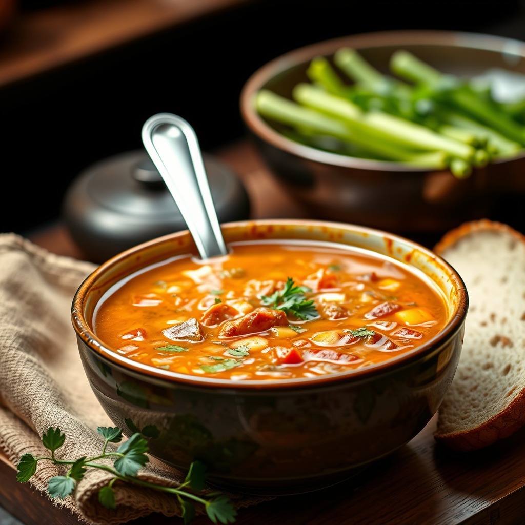Hearty Vegetable Lentil Soup - soup recipes for lent