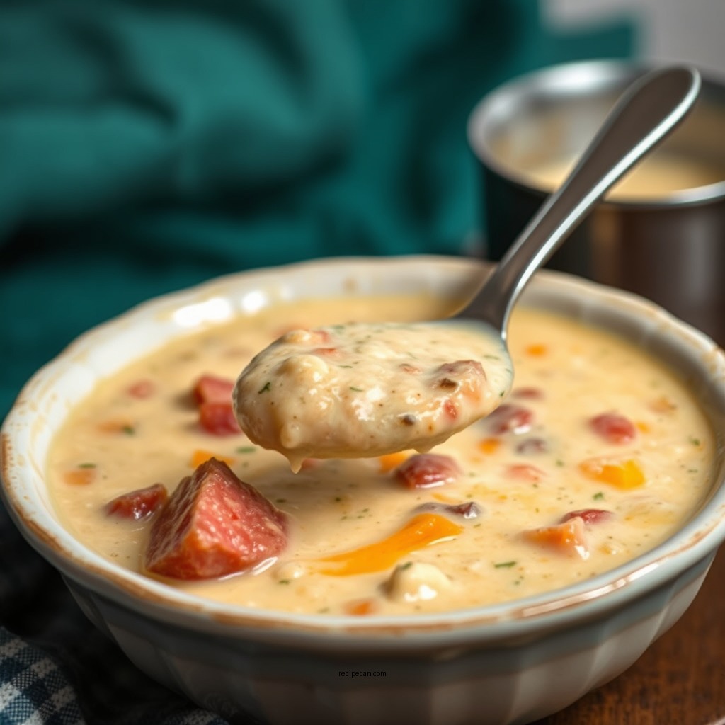 Creamy Prime Rib Chowder - soup recipes using leftover prime rib