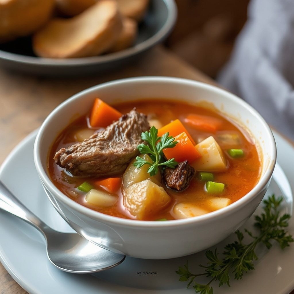 Prime Rib Vegetable Soup - soup recipes using leftover prime rib