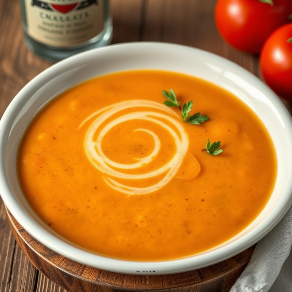 Creamy Zucchini Tomato Bisque - soup recipes with zucchini and tomato