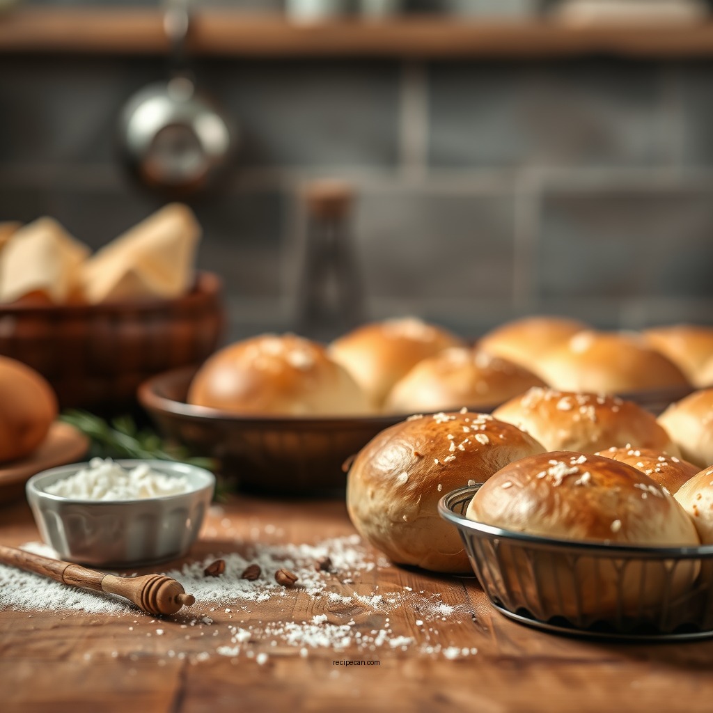 Ingredients Needed for Sourdough Dinner Rolls - sourdough dinner rolls recipe