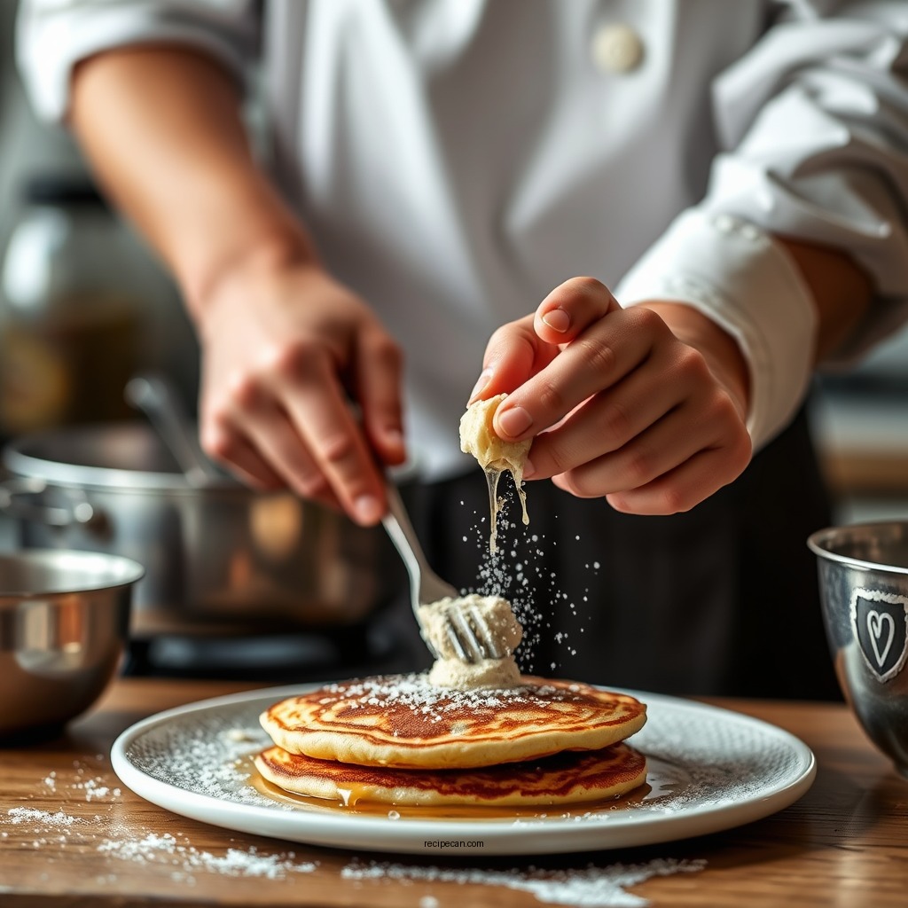 Step-by-Step Pancake Preparation - sourdough discard pancakes recipe