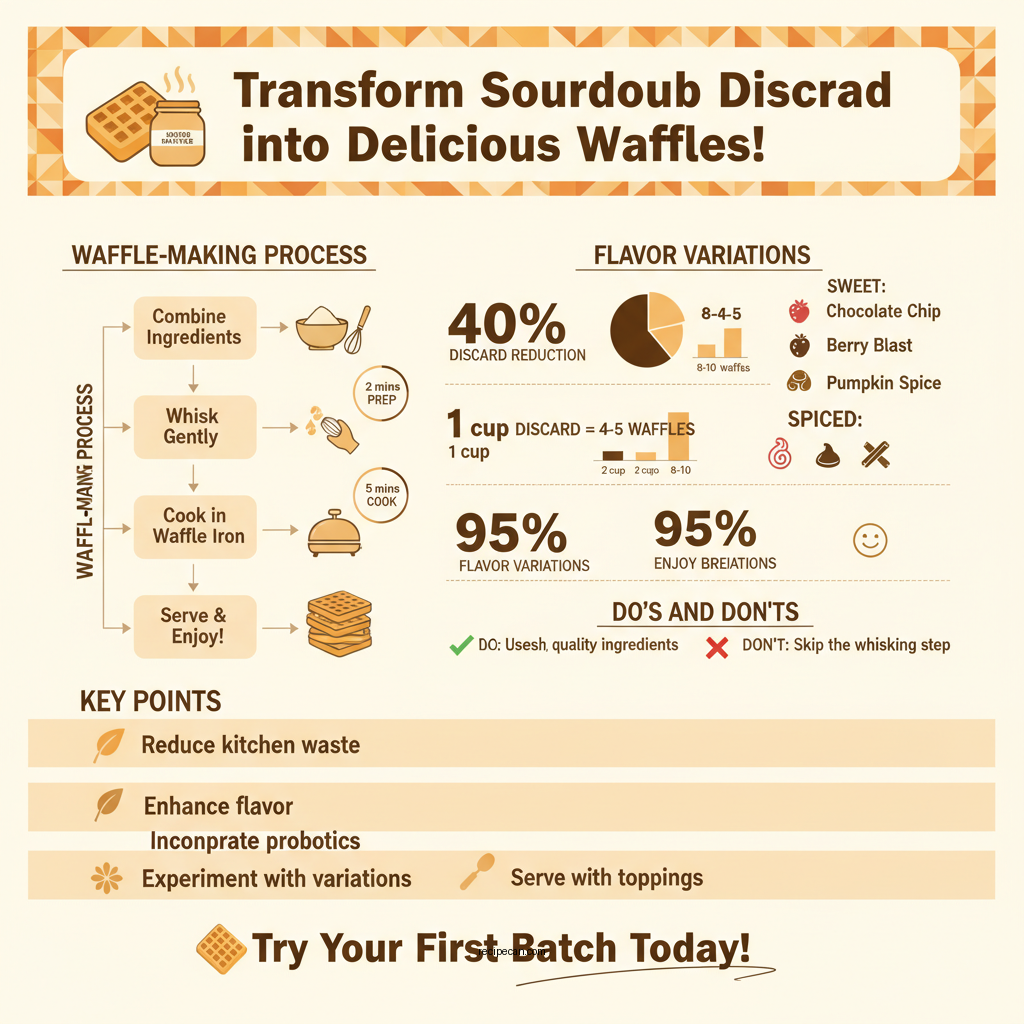 sourdough discard waffle recipes - Data Infographic and Statistics