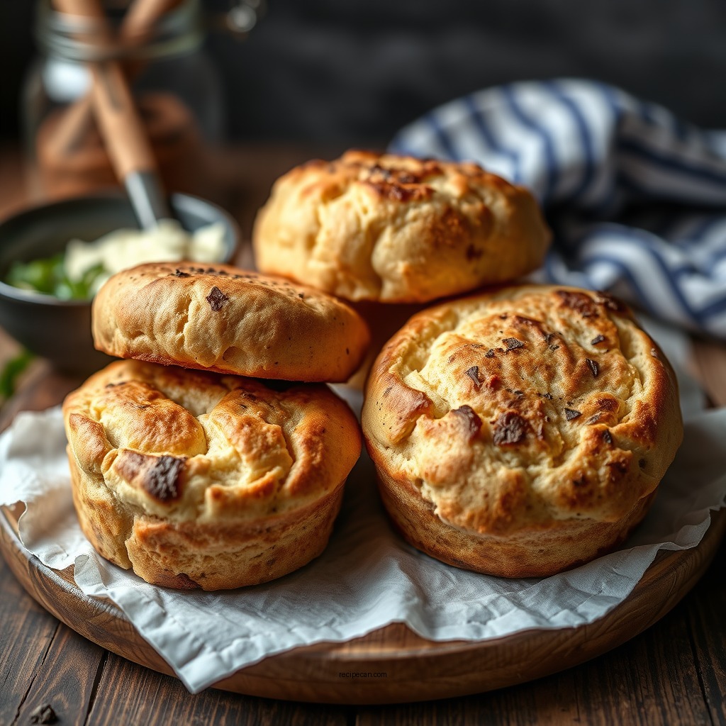 Ingredients for Sourdough English Muffins - sourdough english muffins recipe