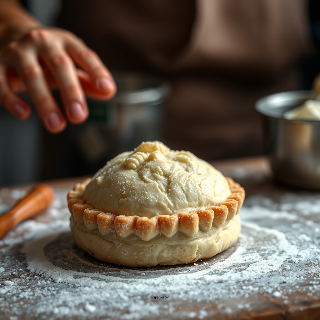 Preparing the Sourdough Dough - sourdough pop tart recipe