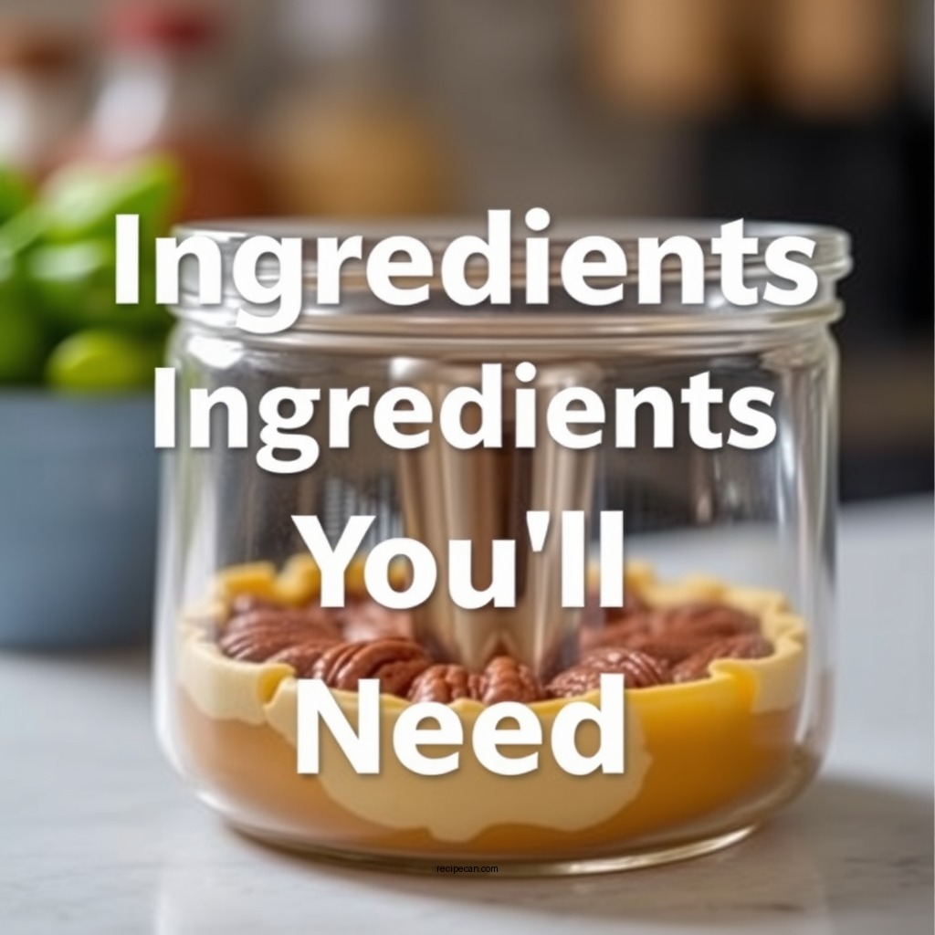 Ingredients You'll Need - southern pecan pie recipe