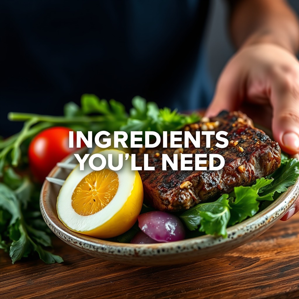 Ingredients You'll Need - southwest steak salad recipe