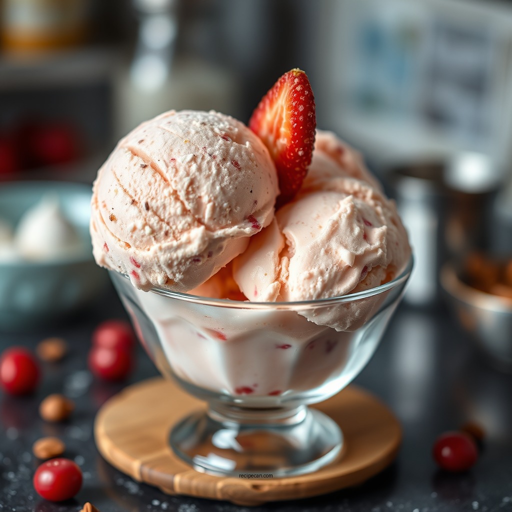 Chilling the Mixture - soy ice cream recipe