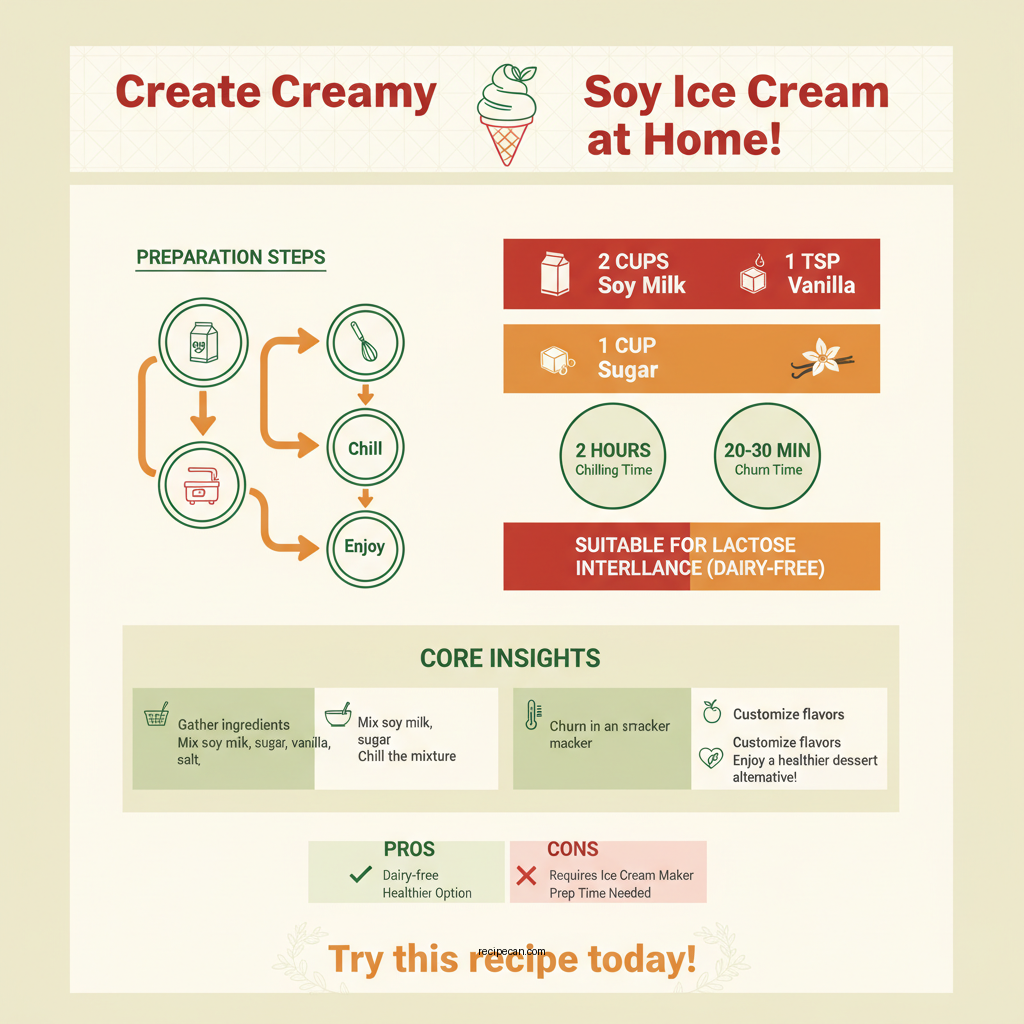 soy ice cream recipe - Data Infographic and Statistics