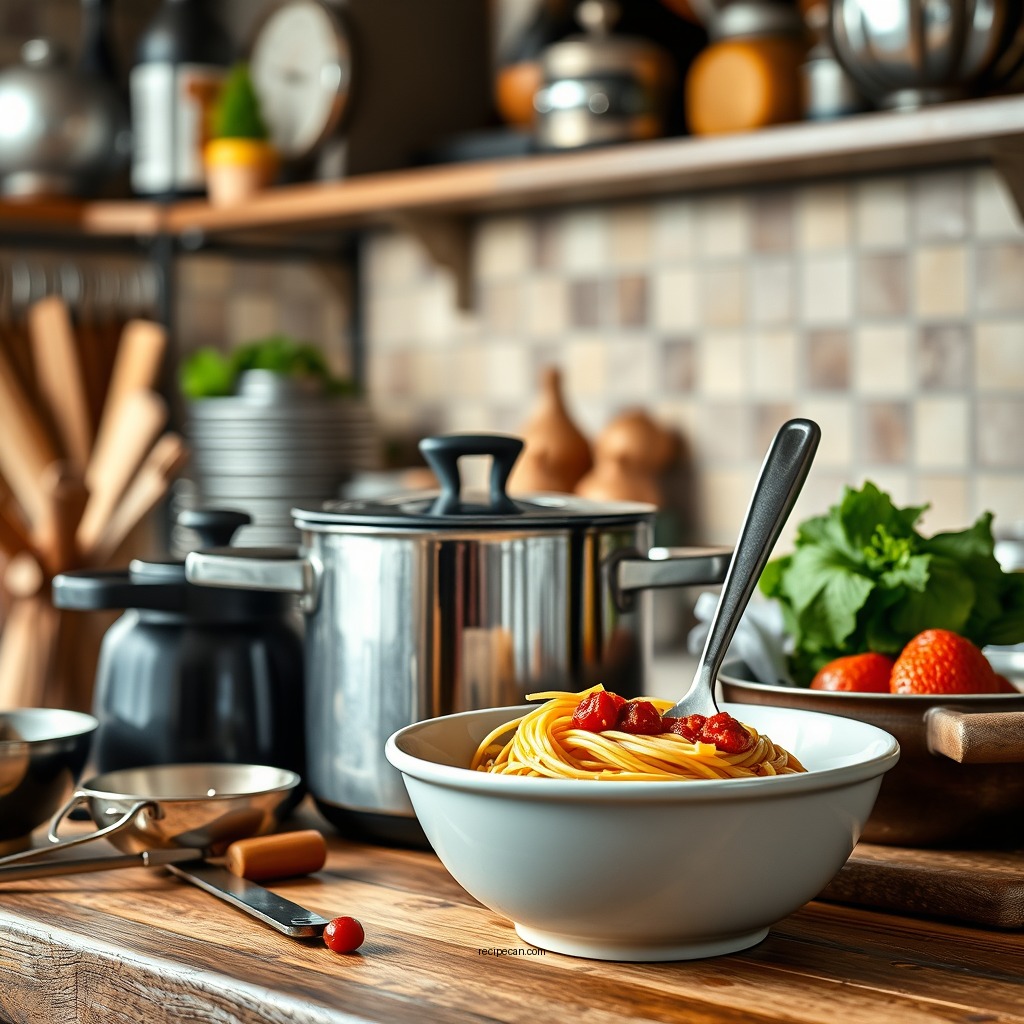 Essential Cooking Tools - spaghetti meat sauce recipe