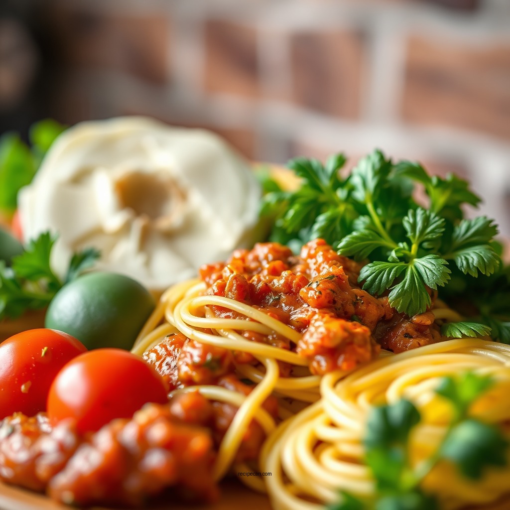 Ingredients You'll Need - spaghetti meat sauce recipe