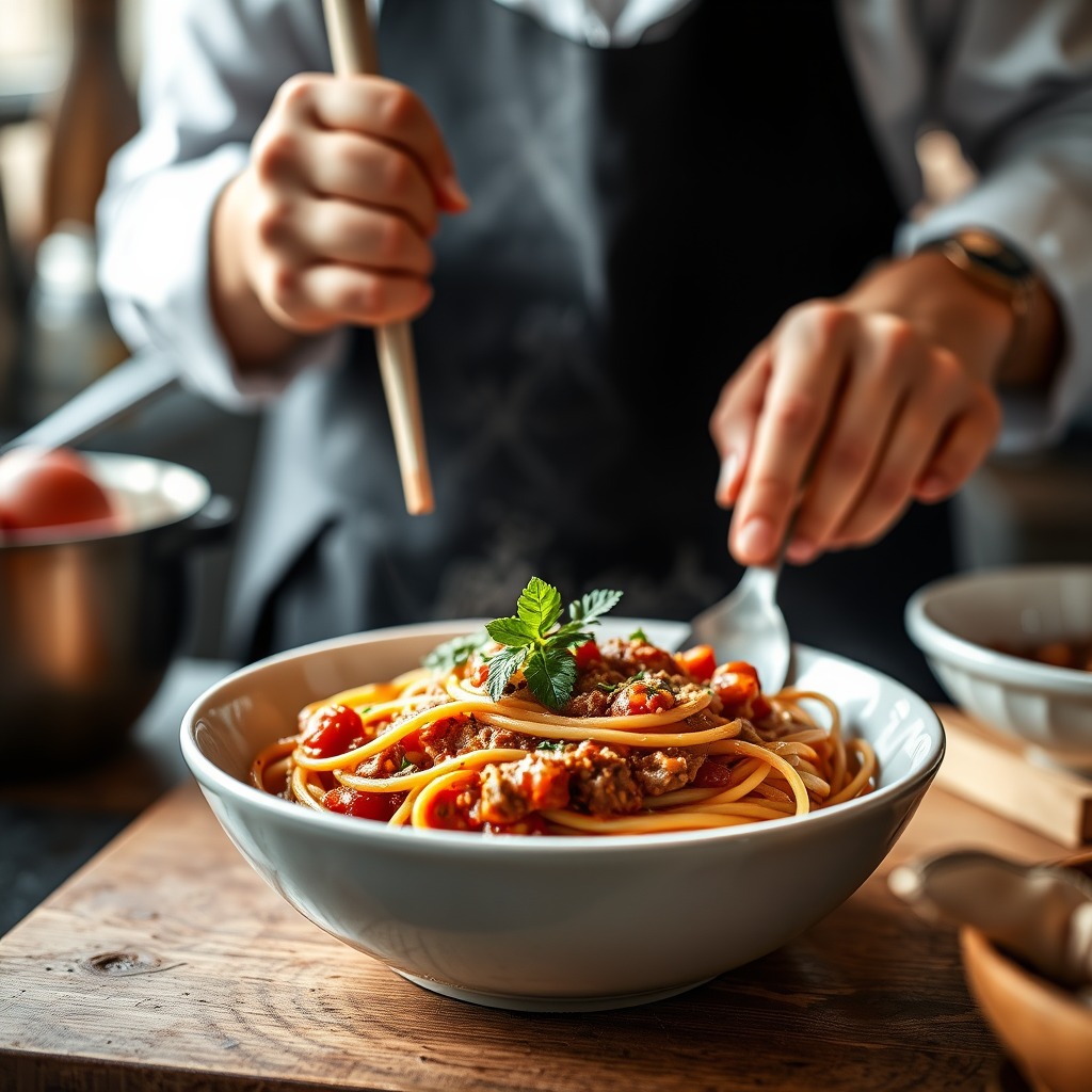 Step-by-Step Cooking Instructions - spaghetti meat sauce recipe