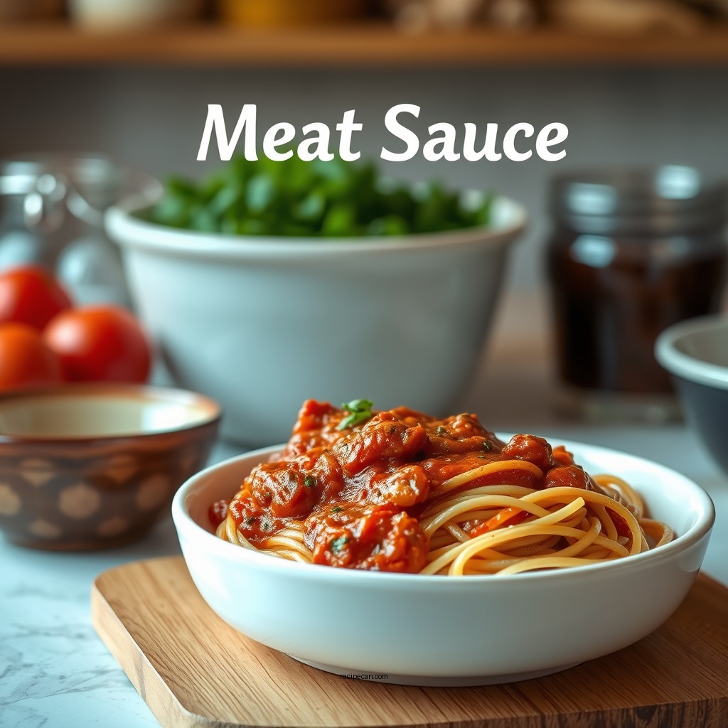 Meat Sauce - spaghetti sauce recipes homemade
