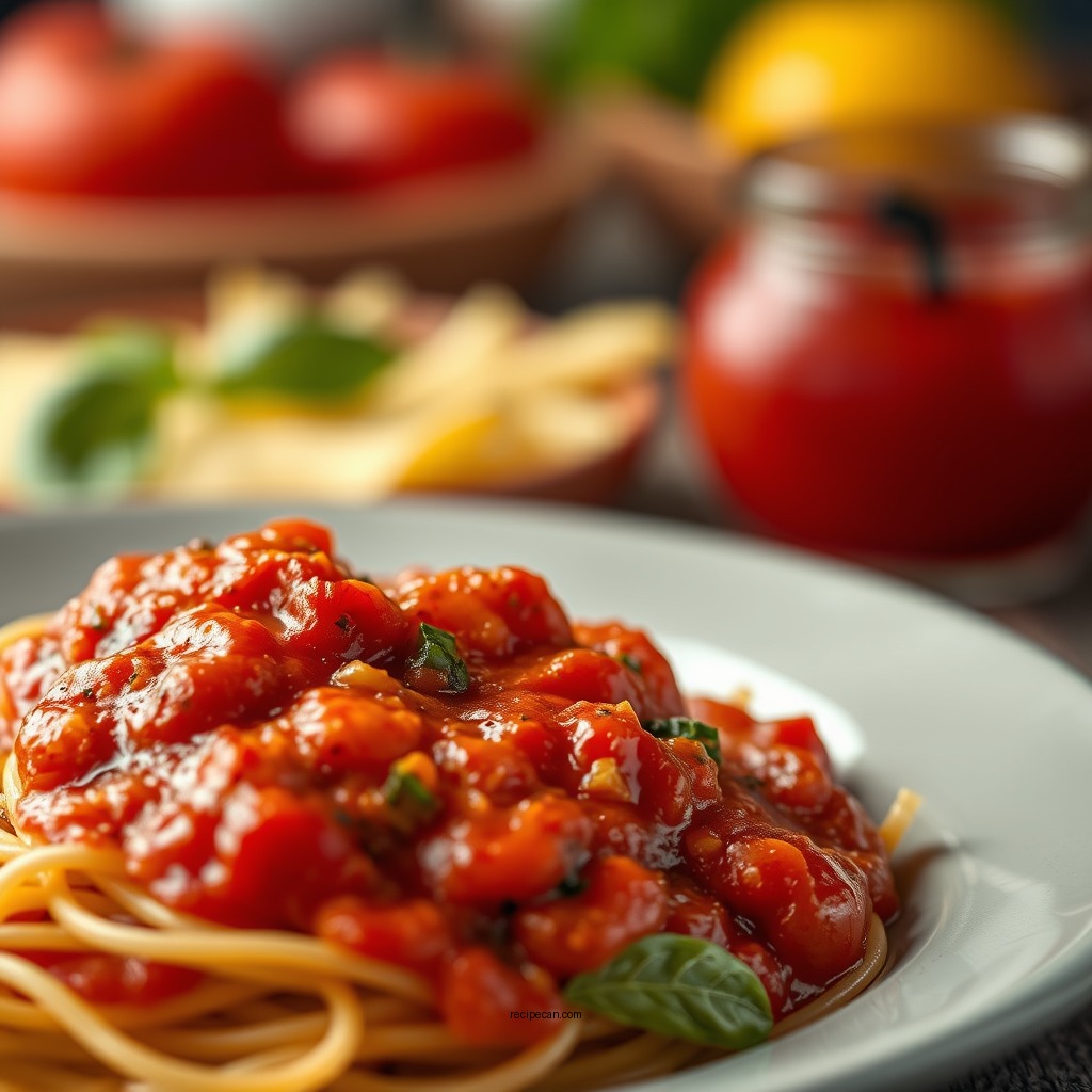 Vegetarian and Vegan Sauces - spaghetti sauce recipes