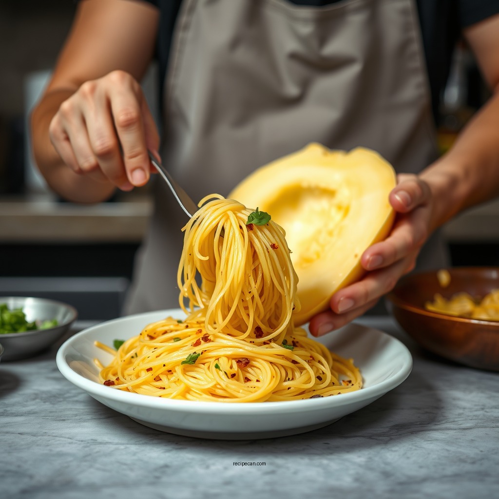 How to Prepare Spaghetti Squash - spaghetti squash and recipe