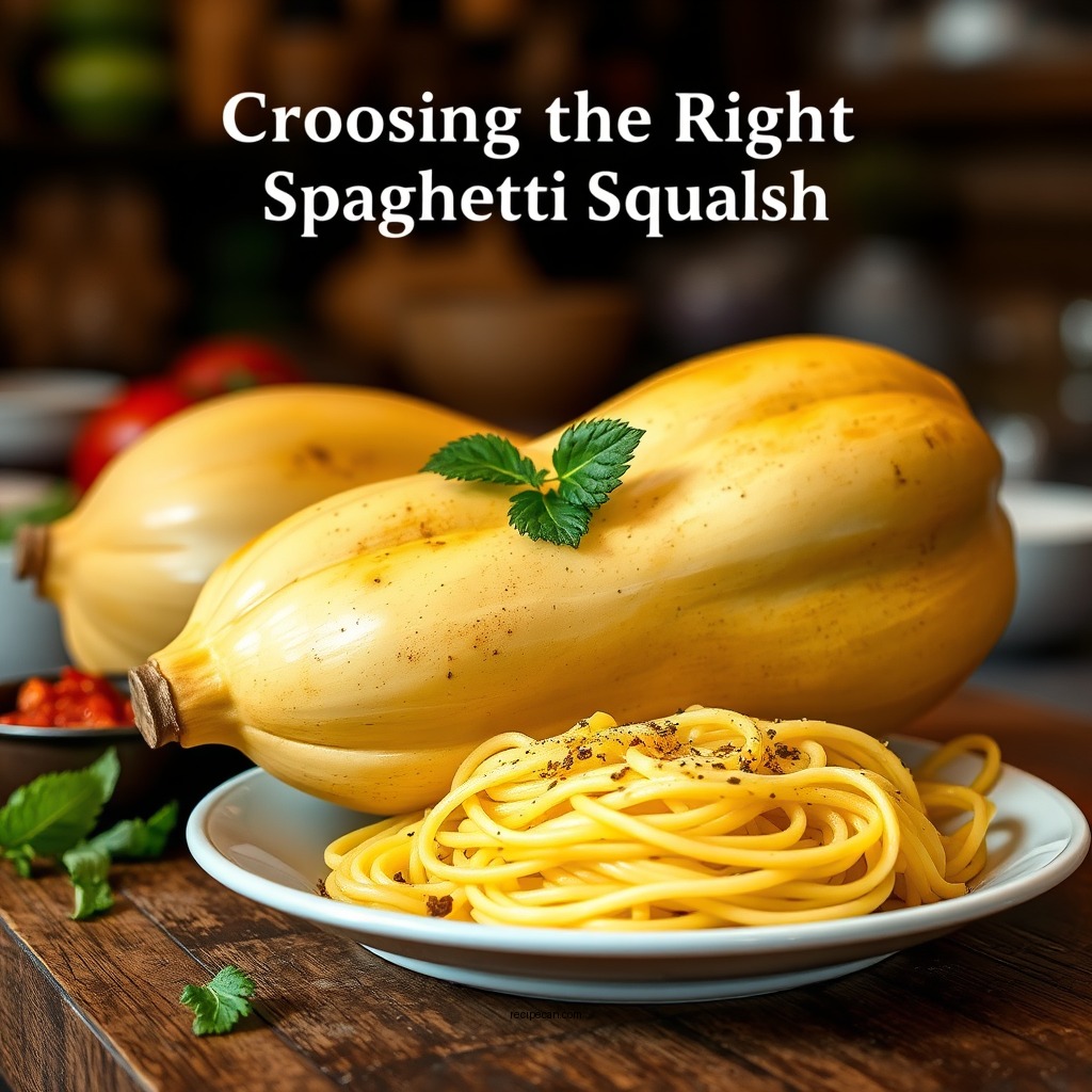 Choosing the Right Spaghetti Squash - spaghetti squash recipe