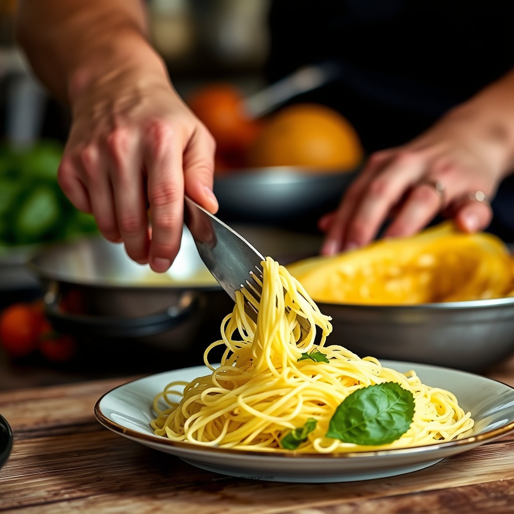Preparing the Spaghetti Squash - spaghetti squash recipe