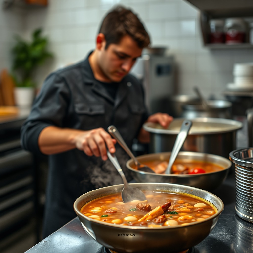 Preparation Steps - spanish bean soup recipe