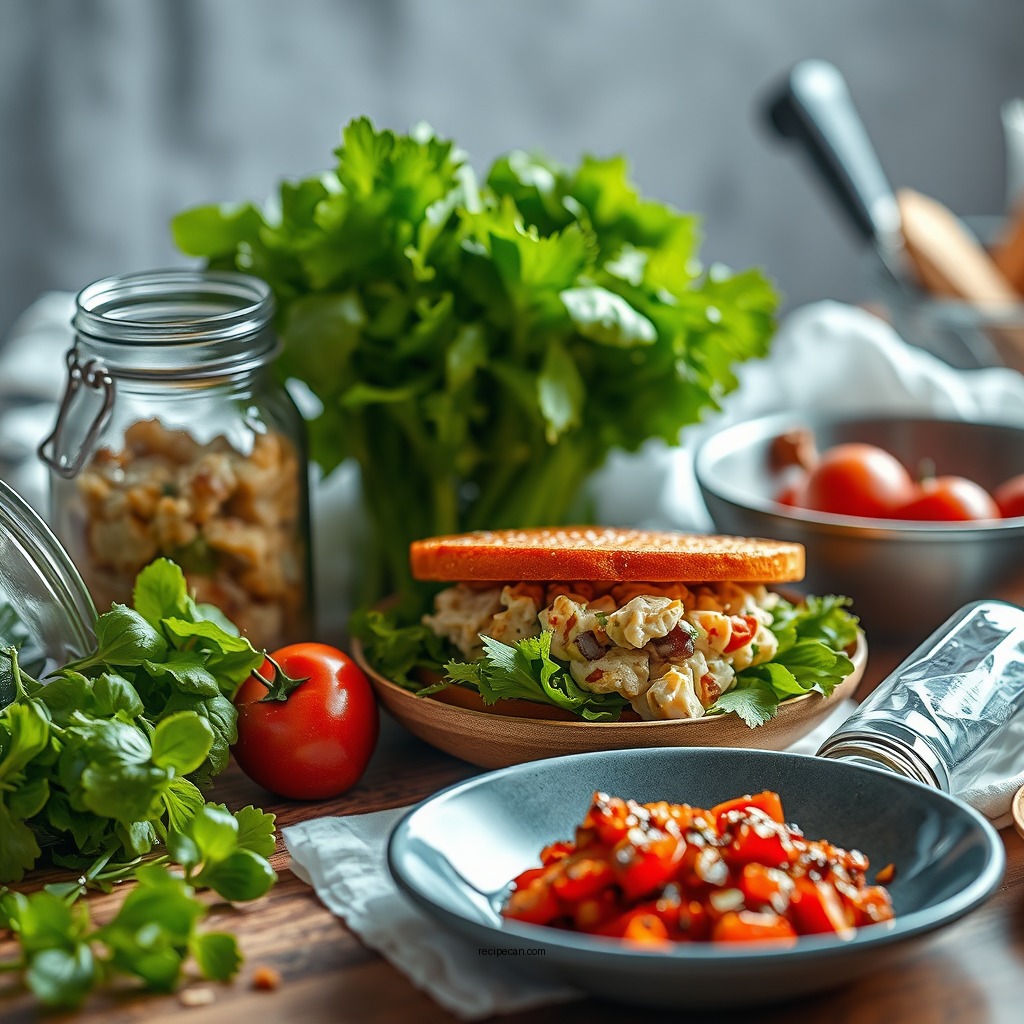 Ingredients You'll Need - spicy chicken salad sandwich recipe